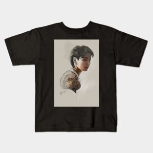 Jungkook semitone golden Kids T-Shirt